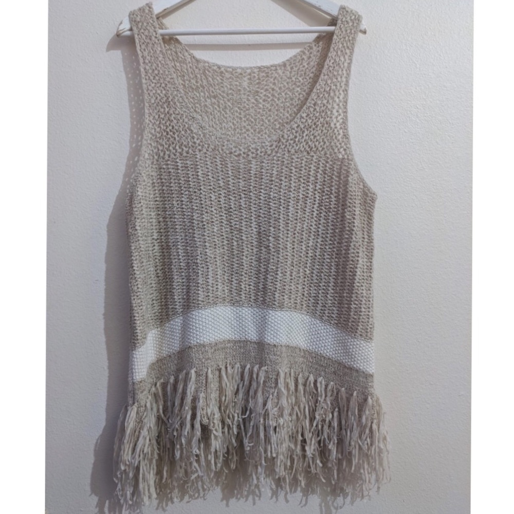 Cream Knitted Tunic